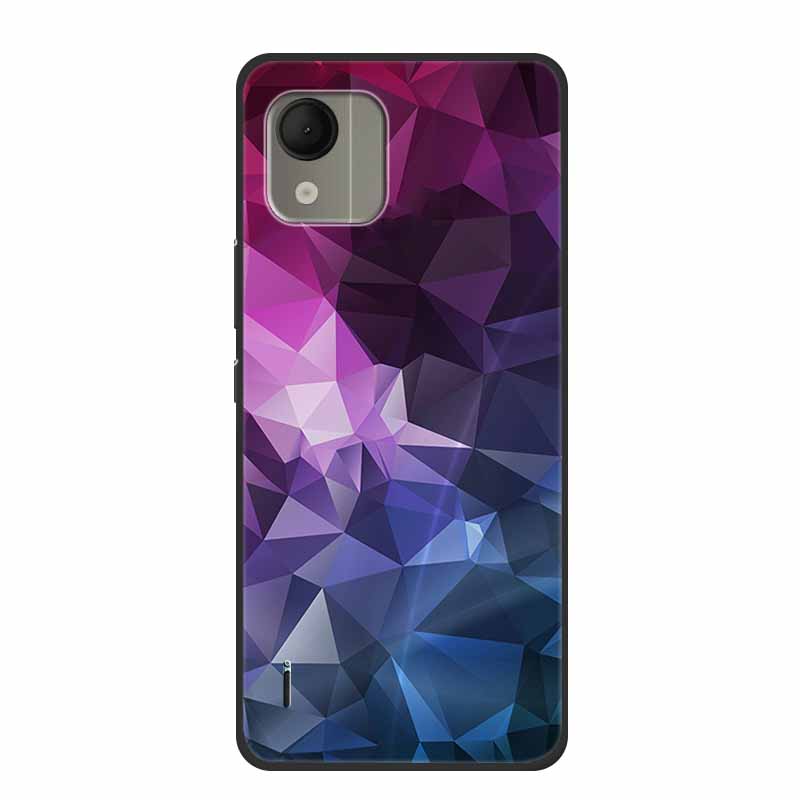 

For Nokia C110 4G Case Luxury Silicone Back Cover for NokiaC110 Phone Coque C110 2023 Protector Shockproof Colorful Capas Bumper For Nokia C110