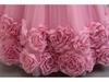 Girls' Princess Dress - European & American Floral Birthday Gown, High-End Host and Piano Performance Costume