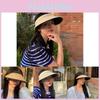 Premium Straw Visor Hat For Women Lightweight And Breathable Sun Protection