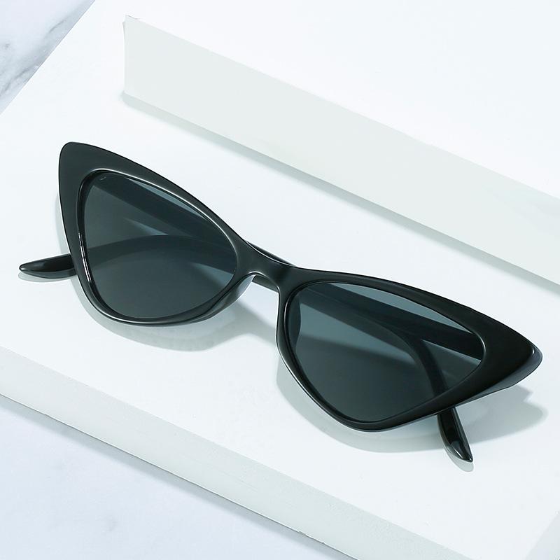 Cat'S Eye Pointed Sunglasses Trendy Small Frame Sunglasses Triangular Glasses