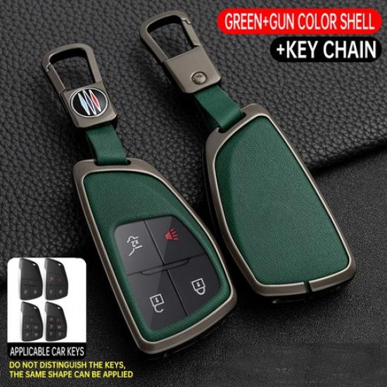 1Pc Zinc Alloy Remote Key Fob Cover Case For Chevy Suburban Silverado Tahoe