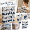 Photo Album with 100 Insert Pockets, Holds 100 Photos
