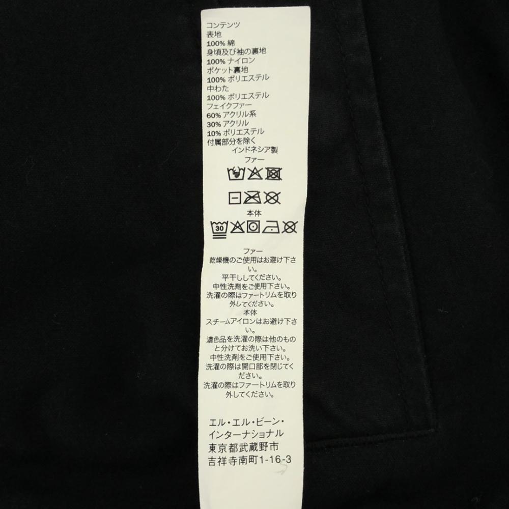 L.L.BEAN Hoodie Mod Coat LREG Black Outdoors Women Used