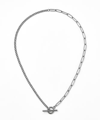 Ccorie Mix Chain Necklace Silver