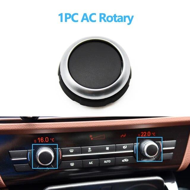 11/12/14pcs Dashboard Air Conditioner AC Button Heater Switch Cover For BMW 5 6 7 Series X5 X6 F10 F18 F06 F12 F01 F02 F15 F16