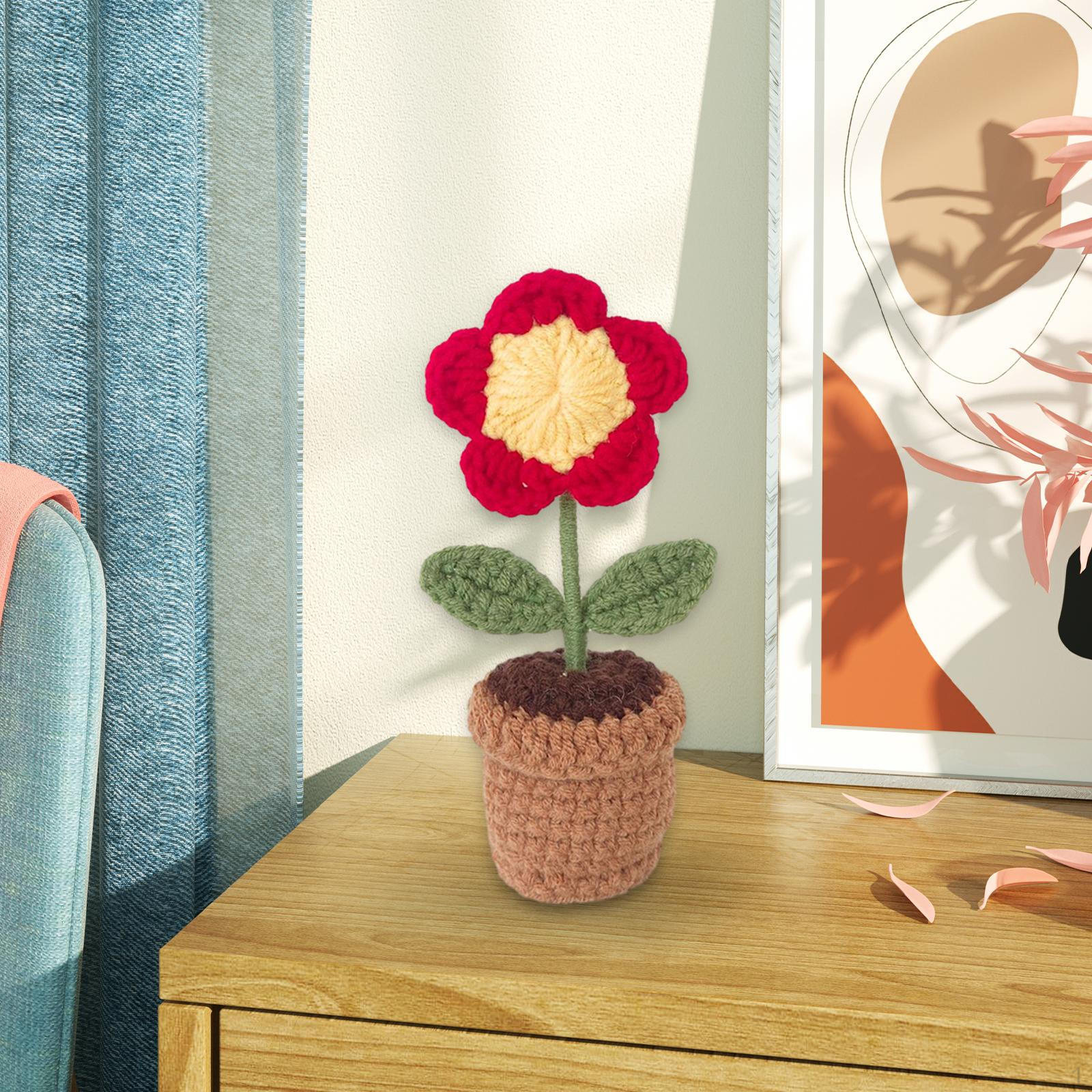 

Цветочная композиция ручной работы для декора стола Small Red Flower