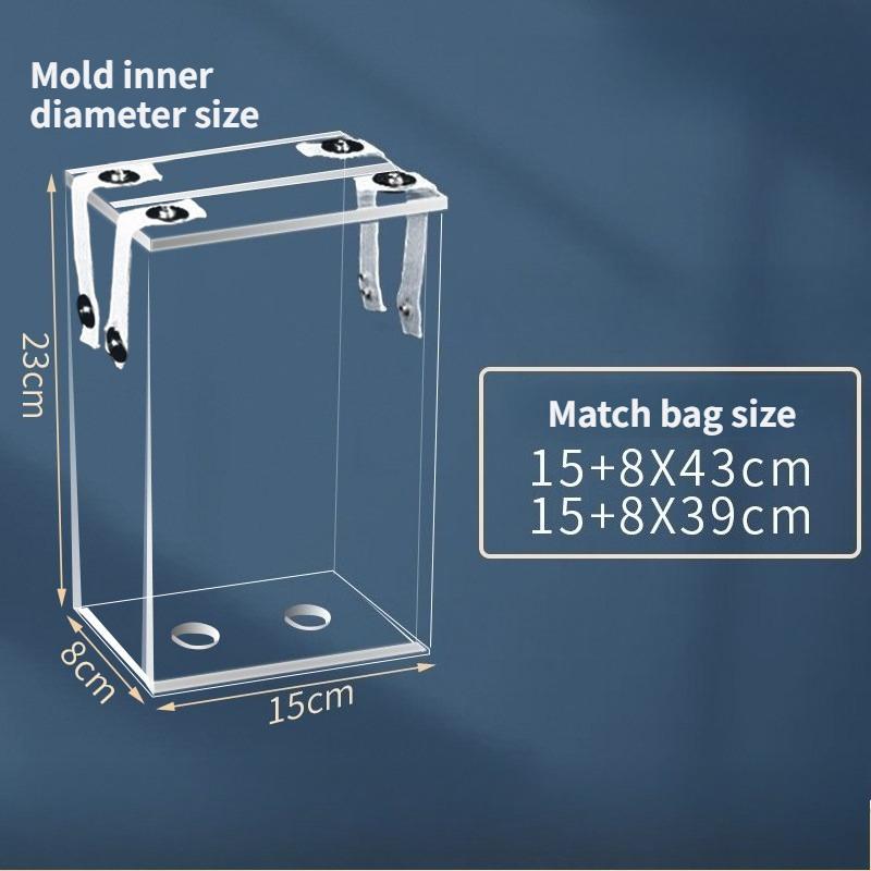 Acrylic Plastic Food Bag Rice Bags Used in Refrigerators and Supermarkets Vacuum Bag Compression Mold Rice Storage Transparent Rectangular