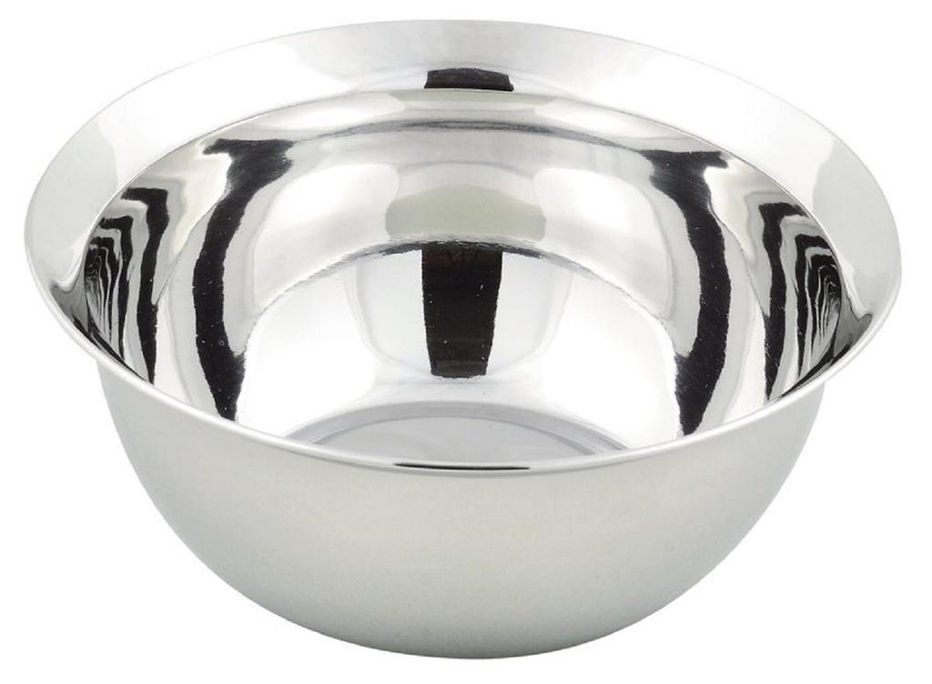 Pearl Metal Stainless Steel Bowl Set of 3 (15cm, 18cm, 21cm) with Wide Rim HB-3583