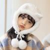 Childrens Winter Cotton Cap With Plush Lining For Cold Weather Play And Outdoor Activities