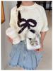 2024 Sweet Pink Bow Chain Crossbody Shoulder Bag for Women