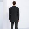 SNOWFLYING Men's Wool Blend Mid-Length Double-Faced Overcoat