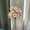 Buquê de Flores de Lã Tricotado à Mão: Ornamento de Rosa, Lírio, Girassol Presente
