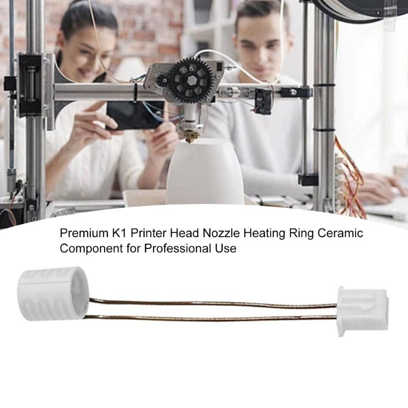 Professional Ceramic Heater Heating Tube for K1 Print Head Nozzles Precise 3D Printing Accessory