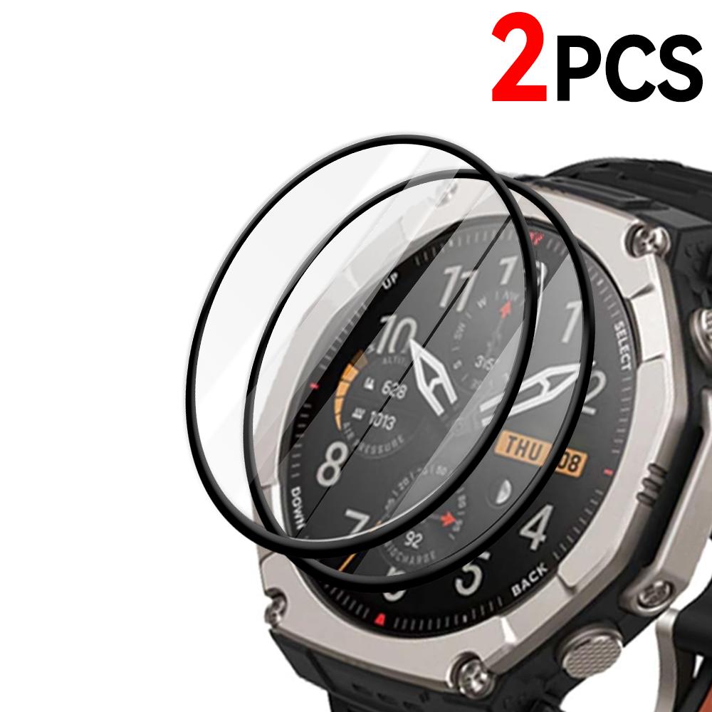 1-5pcs Flexible Pmma Composite Films for Amazfit T-REX Ultra 2 Full Coverage Watch Screen Protectors Not Glass for T-REX Ultra 2