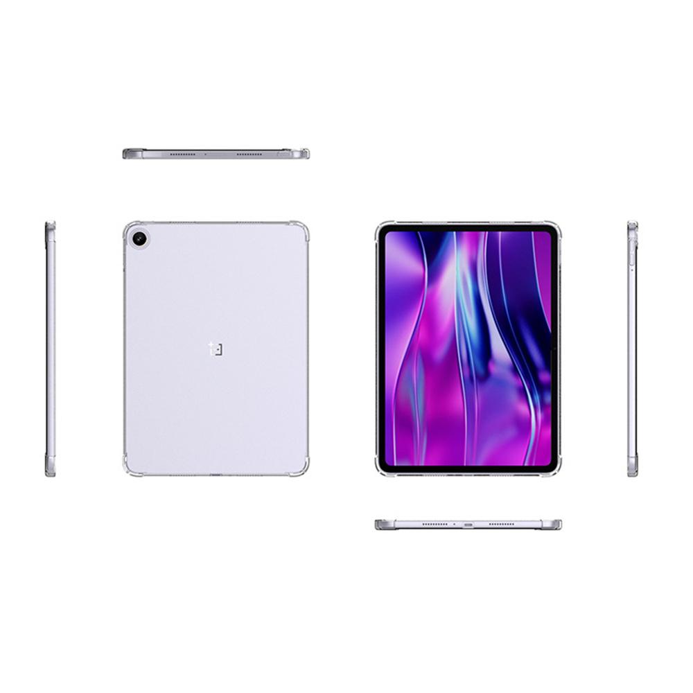 For OnePlus Pad Air5/Pad Go 2 Case Four Corner Shockproof Clear Tablet TPU Cover