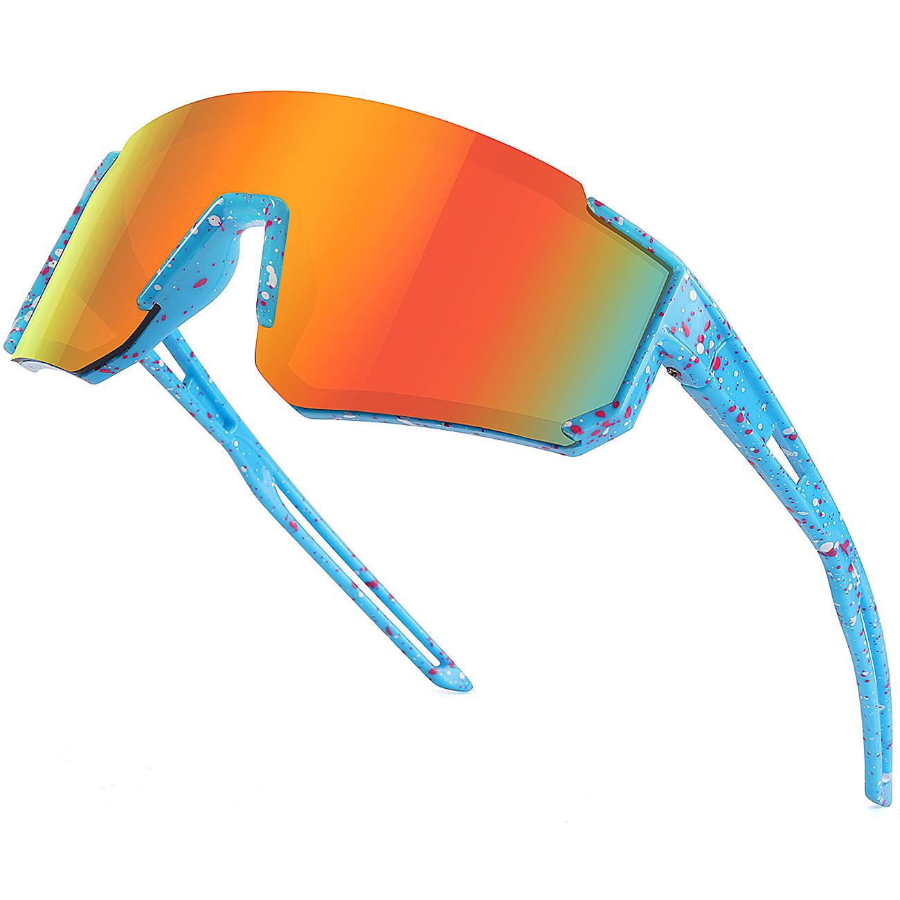 

Солнцезащитные очки для бейсбола для мальчиков и девочек в возрасте от 6 до 12 лет, солнцезащитные очки для софтбола и велоспорта для детей, легкая оправа C12