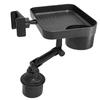3 In 1 Car Cup Holder With Food Tray Phone Mount 360 Degree Rotation Tray Auto Food Table Tray With Solid Base For Car Interior