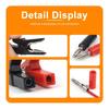 4pcs 55mm Alligator Clips with Banana Plug Test Probes and 4mm Cable Clips Red Black for Electronic Testing Accessories