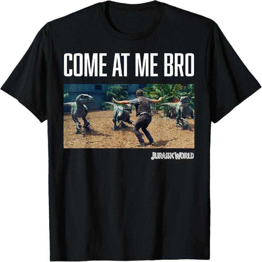 

Jurassic World Come At Me Bro Movie Still Graphic T-Shirt T-Shirt XXXXXL чорний