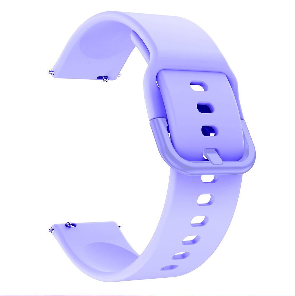 Samsung Galaxy Active 22mm Silicone Watch Band for Samsung S3 and Huawei GT2 46mm - Universal Replacement Wristband