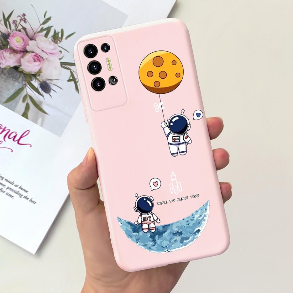 For Tecno Pova 2 Case LE7 LE7n Cute Dinosaur Cartoon Cover Soft Silicone Phone Case For Tecno Pova 2 Pova2 Back Cover 6.9'' Bags