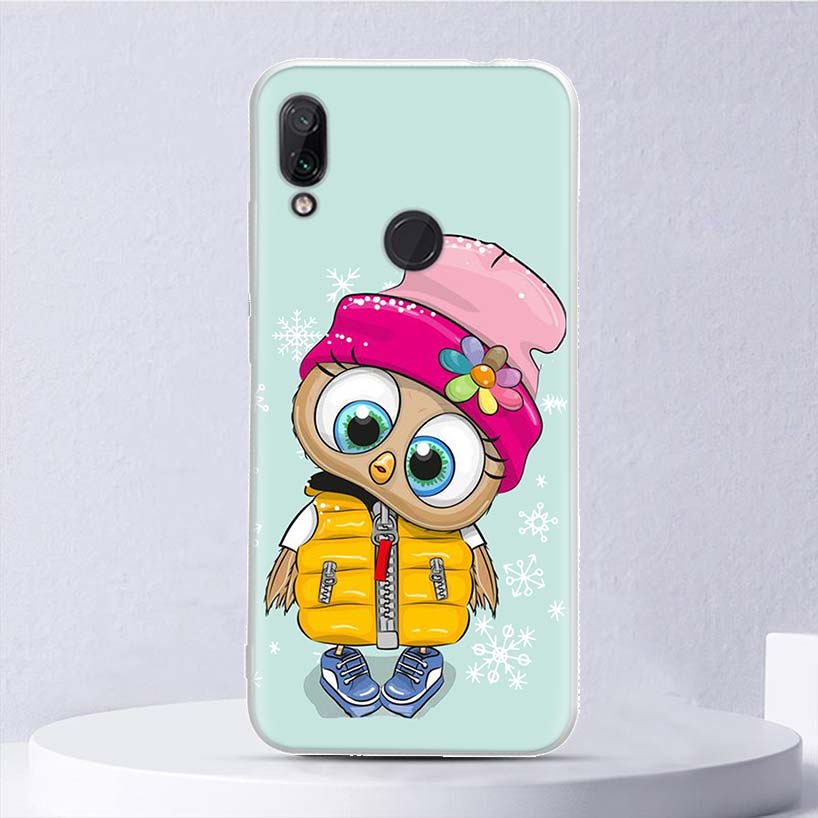 

Мягкий чехол с милой совой и сердечками для Xiaomi Mi 11 Lite 11i 12X 11T 10T 9T Pro, чехол для телефона 12 10 9 8 5X 6X Ultra, забавный чехол Xiaomi Mi 11 Ultra