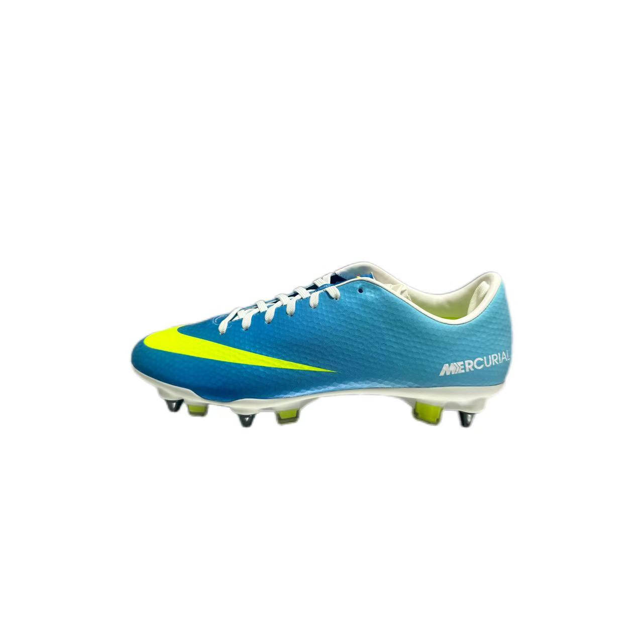 

Nike Mercurial Vapor 9 SG Pro Удобные Универсальные Прочные Футбольные Бутсы Мужские Футбольные Бутсы Небесно-Голубые 555607-474 40