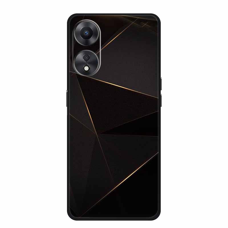 For OPPO A78 5G Case Fashion Silicone Soft TPU Back Cover For Oppo A58 A58X 5G OPPOA78 5G Phone Cases Shockproof CPH2483 Fundas