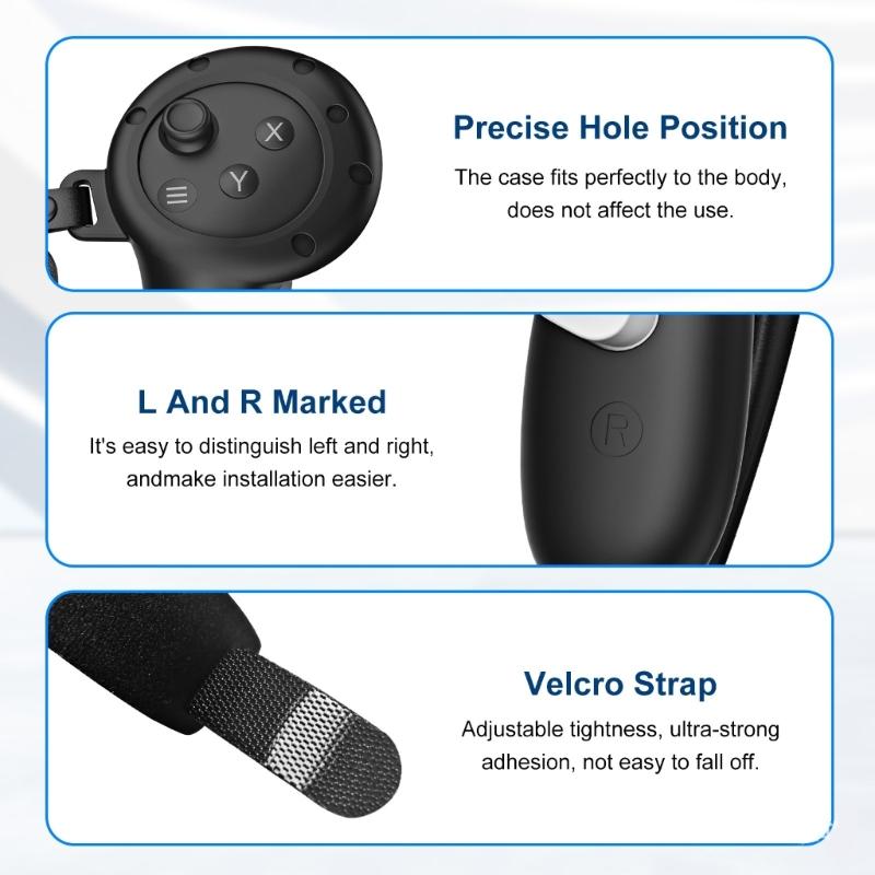 Innovative Silicone Virtual Reality Accessories Package With Lens Guard And Controller Covers For Better Virtual Experience