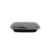 Disposable 750ml Rectangular Takeaway Food Containers with Lids