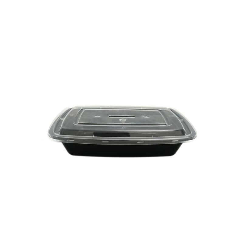 Disposable 750ml Rectangular Takeaway Food Containers with Lids