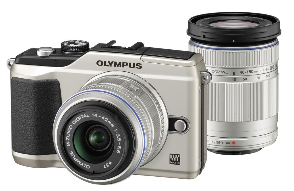 Kit OLYMPUS Mirrorless Single Lens Dublu Zoom Gold TLKIT GLD E-PL2 E-PL2