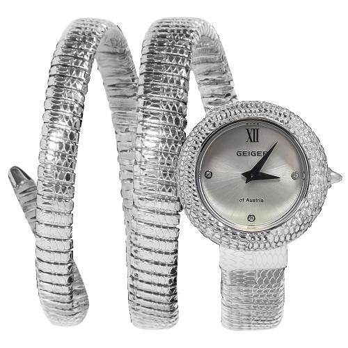 [Geiger] Geiger Women s Python Metal Watch GE1267WS GE1267WS