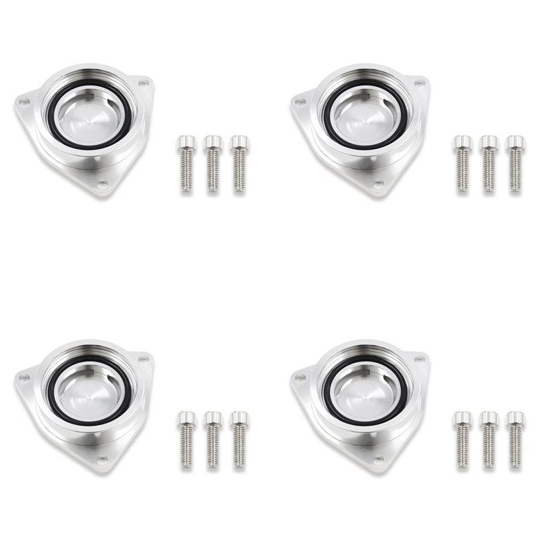 AS-4X Car Flange Adapter Blow Off Valve Flange For Honda Civic 1.5T Pressure Relief Valve Adapter Connection Flange Silver As Shown Silver