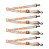 4pcs Ski and Snowboard Boot Carrier Strap Adjustable Thickened Nylon Ice Skates Shoulder Sling Blue Yellow 90cm