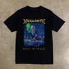 Rare Megadeth Rust In Peace T-shirt, Unisex Black Cotton T-shirt, Size S-5XL Unisex T-Shirt