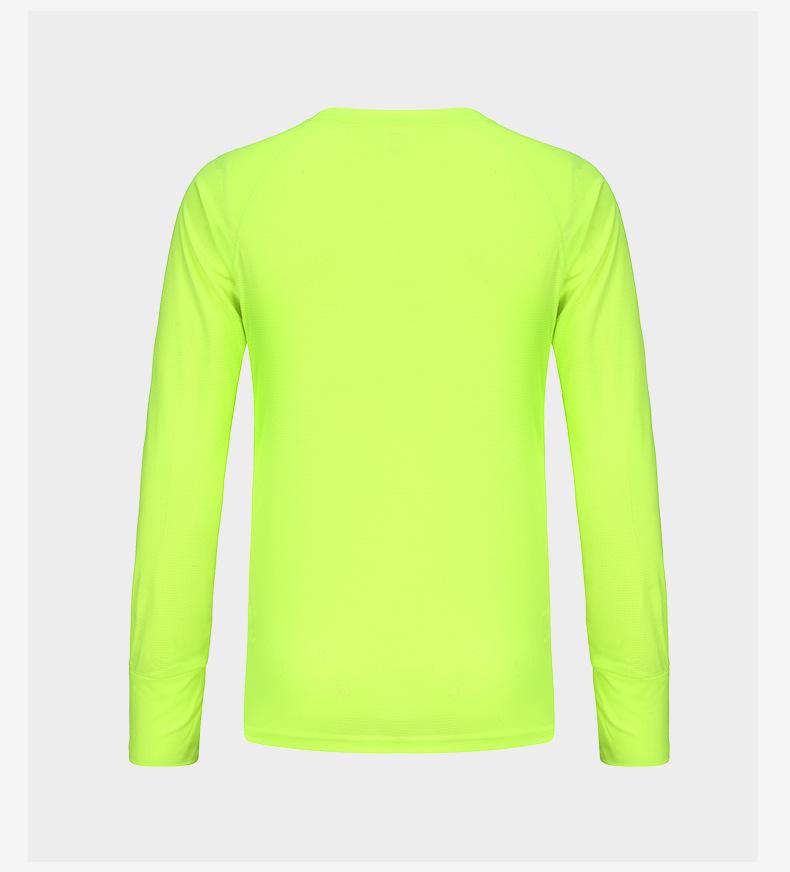 Herren Schnelltrocknendes Langarm-Sport-T-Shirt für Laufen, Basketball und Radfahren