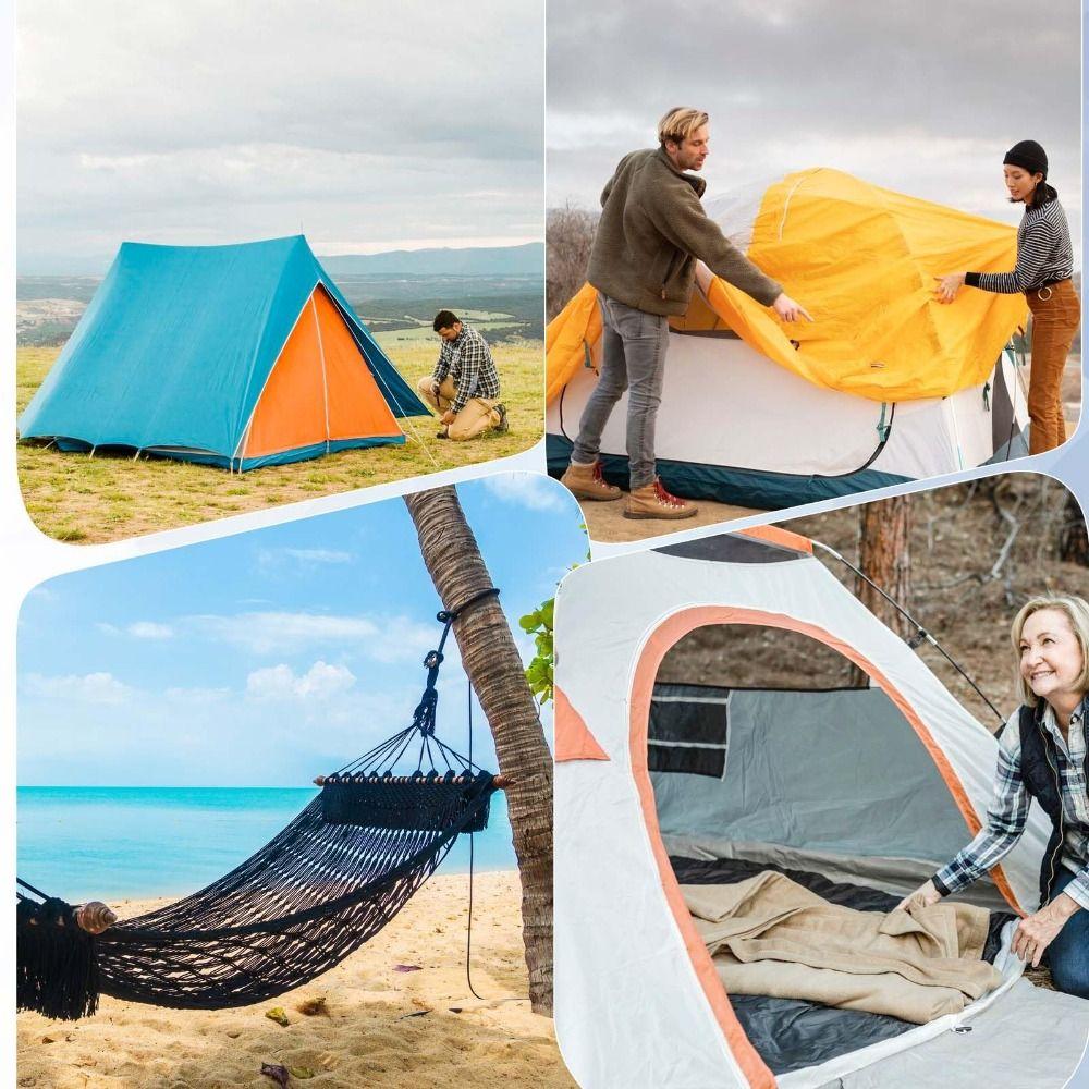 10 PCS with Steel Hooks Elastic Rope 10-Inch Rubber Strap Outdoor Bungee Cords  Bikes