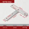 Reinforced 90° Stainless Steel L/T Bracket for Wooden Doors