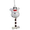 Halloween Ghost Bell Ornament Smile Scary Cute Face Ghost Hanging Decor for Home Office & Party Decor