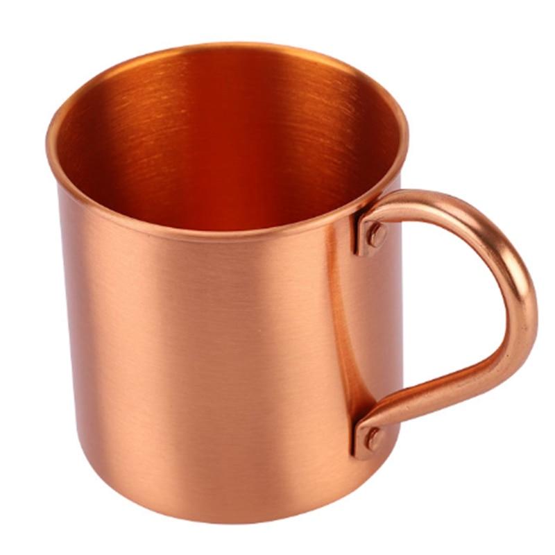 

Pure copper Moscow mule Glass Hard smooth cocktail without lining Coffee Beer Milk Glass Home bar Drinks Cool