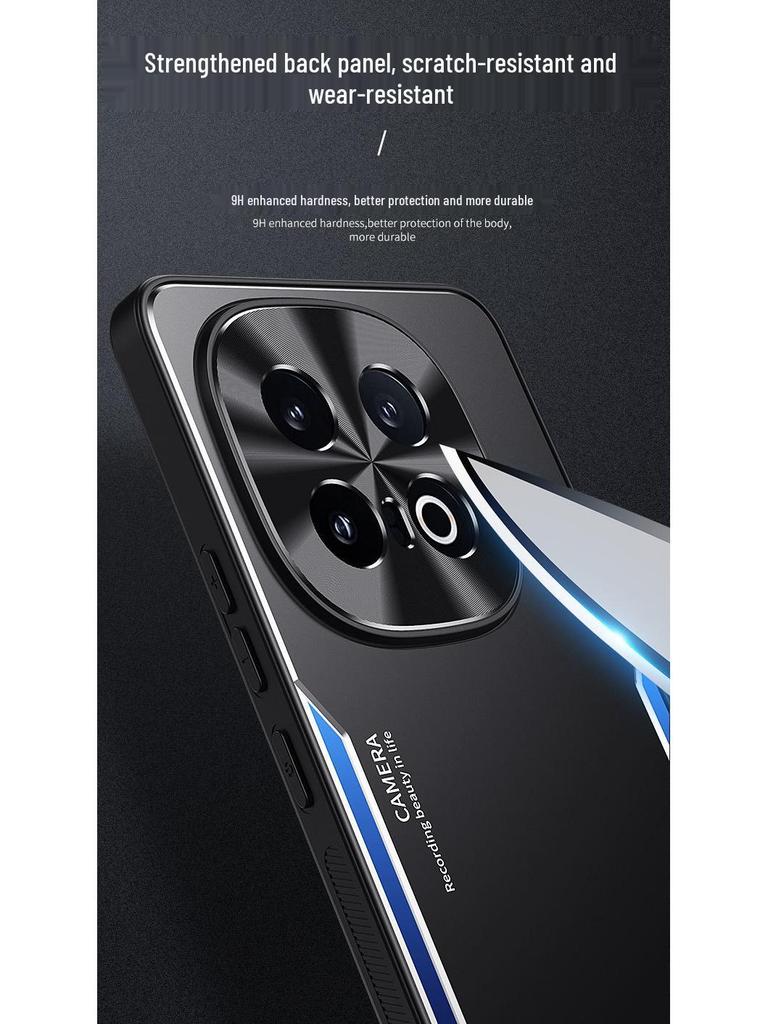 iQOO15 Metal Matte Protective Case: Full Lens Coverage, Anti-Drop, Unisex Design