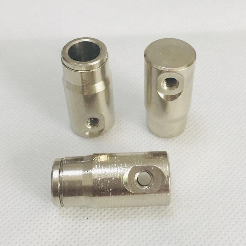 High Pressure Brass 9.52mm misting Nozzle Connector 3/8 Inch Slide Lock Connector Tee Elbow Straight Connector Spray Acce
