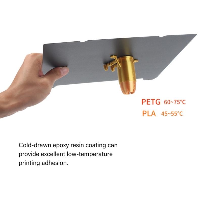 High Temp Compatible Double Sided 3D Printer Sheet With Secure Model Adhesion Effortless Removal