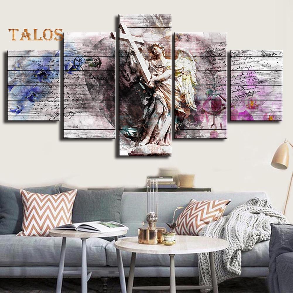 

FLH 5 шт./компл. статуя богини без рамы настенная живопись картина Декор для гостиной спальни