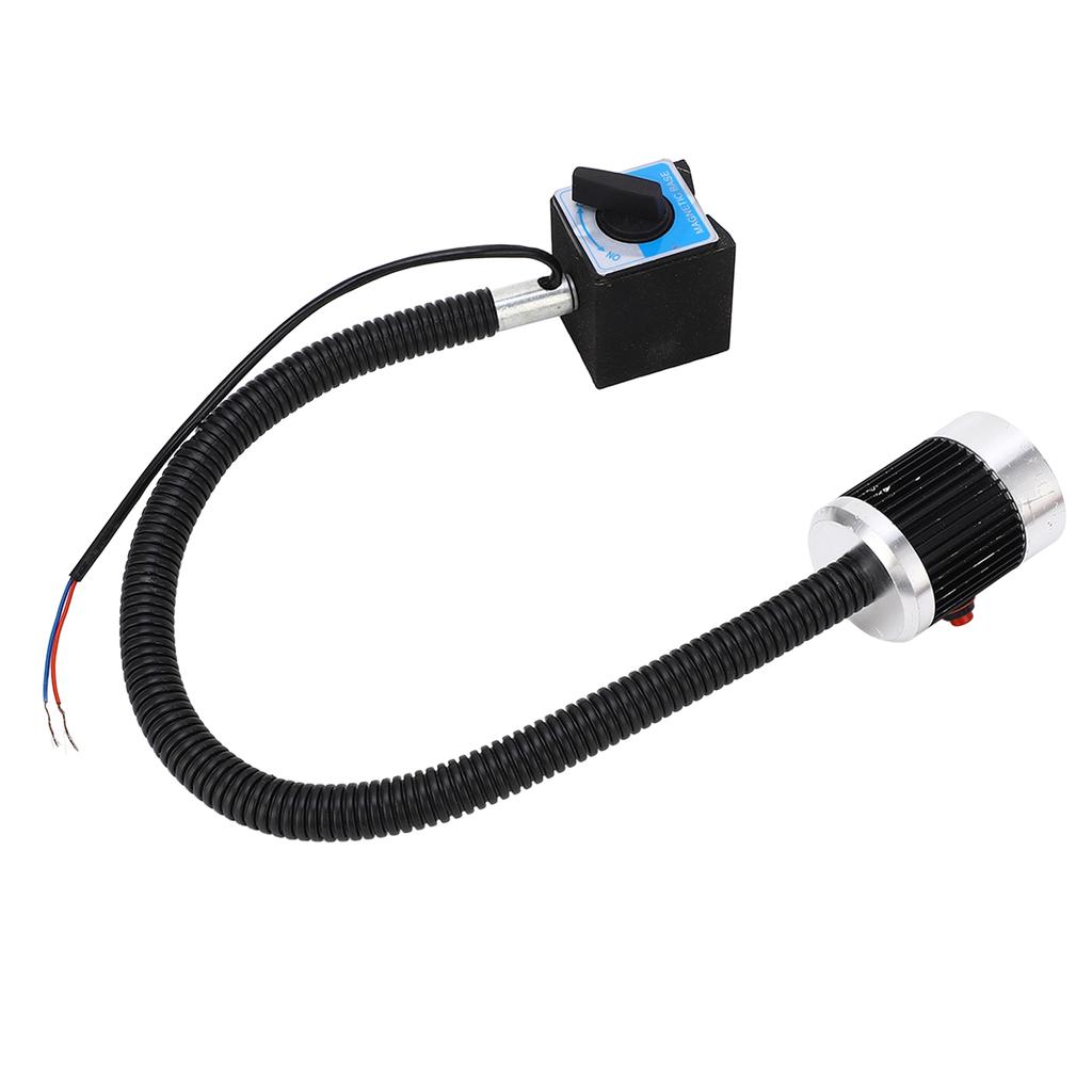 LED Machine Tool Lamp Flexible Gooseneck Magnet Base High Bright Soft White Lighting CNC Lathe