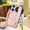 Silicone Wrist Strap Phone Case For ZTE Nubia Music Lanyard Durable Wristband Soft Case Ring Anti-knock Cartoon Cute