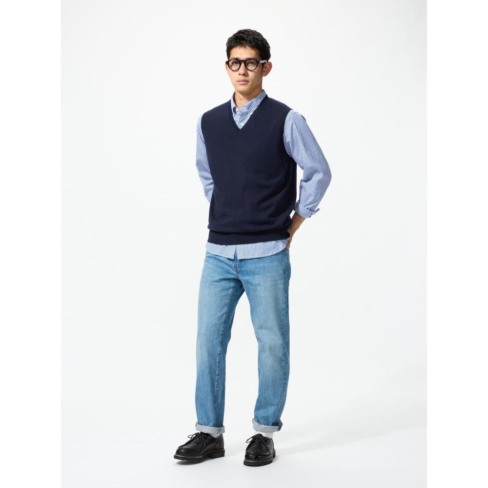 Uniqlo Japan Merino V Neck Vest