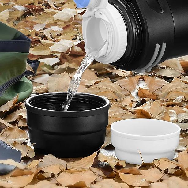 304 Nerezová termoska Venkovní velkokapacitní termohrnek Muži a ženy Přenosná cestovní konvice do auta Domácí termoska