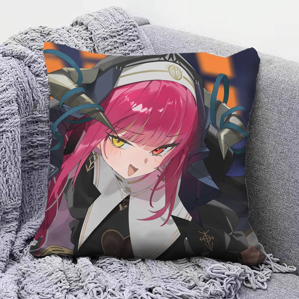 

Housyou marine Hololive VTuber Home Sofa Cushion Covers and Aecorative Custom Pillow Covers 30X30cm